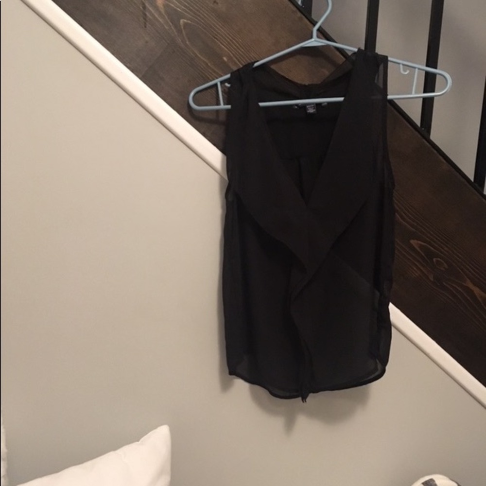 Black sheer top
